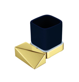 Фото Стакан для зубных щеток Boheme New Venturo (10314-G-B) золото