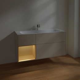 Villeroy Boch Finion F060HFHH Тумба под раковину 1196х498 мм (gold matt/sand matt)