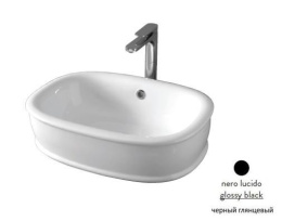 Раковина накладная 65 см ArtCeram Azuley (AZL002 03 00) черный