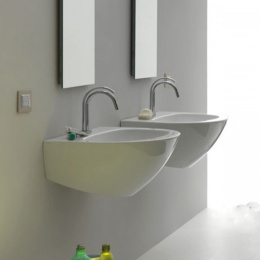 Фото Kerasan Aquatech 374001 Раковина подвесная на 70 см