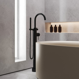 Фото Смеситель напольный Paini Cox 78PZ136LM черный