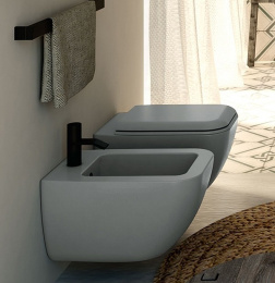 Фото  Унитаз подвесной CIELO Shui Comfort (SHCOVSK) 55*37 см, Rimless безободковый, белый