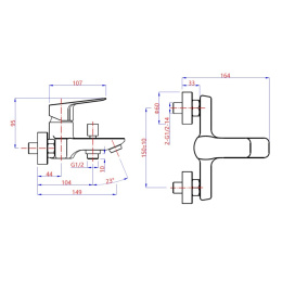 Фото Комплект смесителей Paini Viva Style P4CRSET4 хром