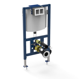 Фото SANIT INEO 90.738.00..T000 Монтажный элемент FrontTop 985 для унитаза 525хh985мм, с малым ревизионны