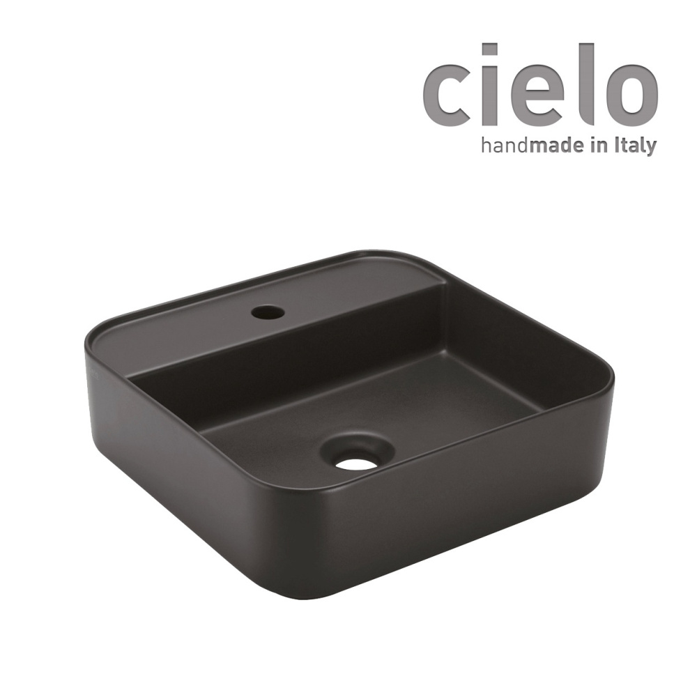 Ceramica CIELO Shui Comfort SHCOLAQF LV - Раковина для ванной комнаты 44*43 см, подвесная - накладна