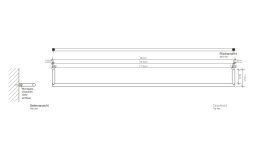 Держатель для полотенца Decor Walther Mikado (0521016), розовый