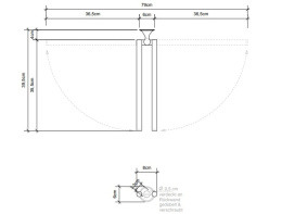 Фото Держатель для полотенца Decor Walther Classic (0511100), хром
