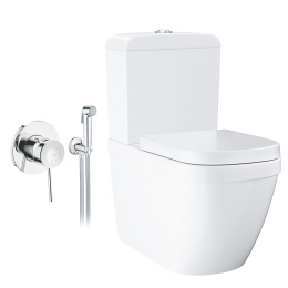 Унитаз компакт Grohe Euro Ceramic 39338000 безободковый