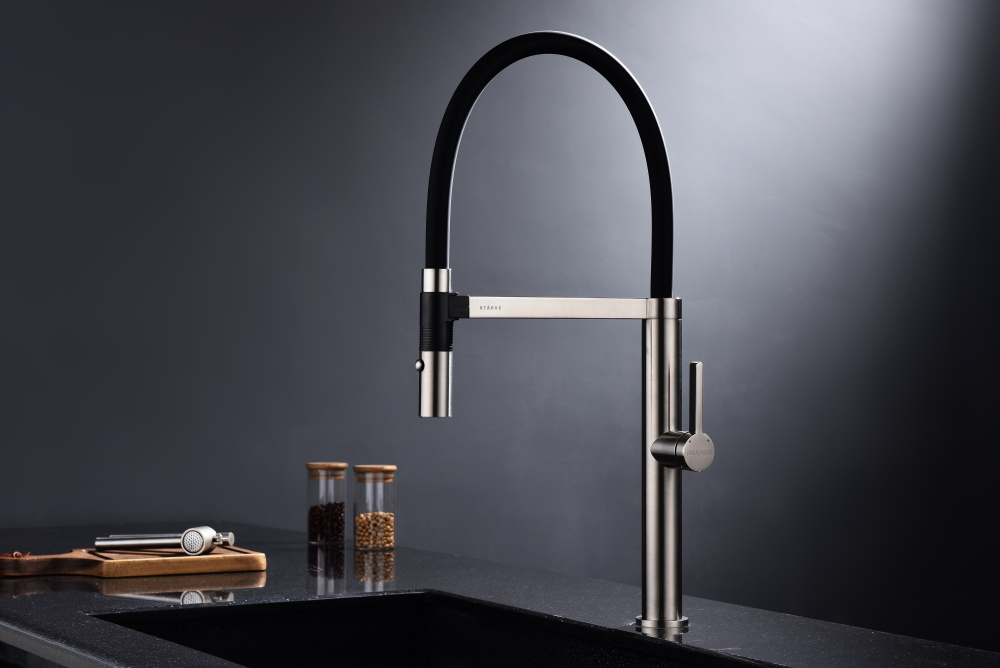 Смеситель для кухни Paulmark Leader (Le214101-NI) никель