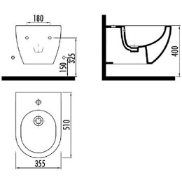 Фото Биде подвесное Ravak  (X01517), белый