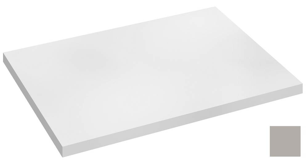 Фото Столешница без выреза под раковину Jacob Delafon Odeon Rive Gauche 60 см, EB2597-S21, цвет серый тит