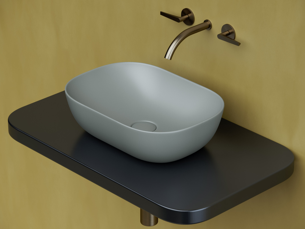 Фото Накладная раковина Ceramicanova Element 45 CN6009MH прямоугольная