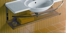 Полка под раковину Hatria (Y0PY01) коричневый