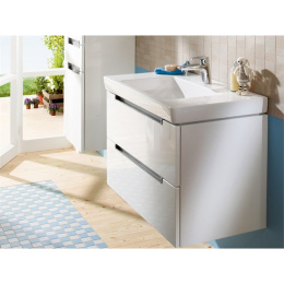 База под раковину Villeroy&Boch Subway 2.0 A697 00FP, серый глянцевый, Ш98,7*В52*Г44,9 см