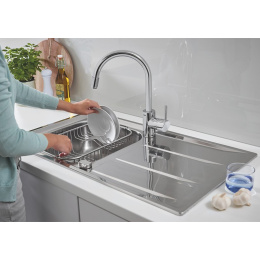 Grohe K400+ 31568SD0 Мойка для кухни из нержавейки 1 чаша с крылом