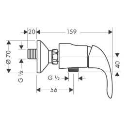 Фото Гигиенический душ Hansgrohe Focus E 3176032129