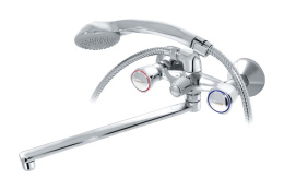 Фото Смеситель для ванны/раковины Бета плоский излив 400мм Варион 101917