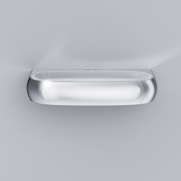 Стеклянная мыльница Am.Pm Sensation (A3034200) хром