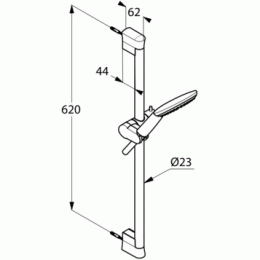 Душевой гарнитур Kludi Freshline (6783005-00) хром
