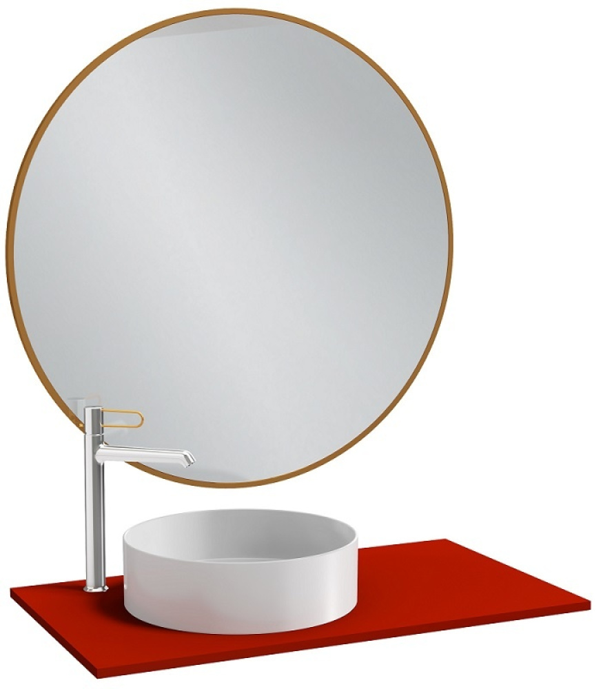 Фото Столешница без выреза под раковину Jacob Delafon Odeon Rive Gauche 70 см, EB2591-M69, цвет тёмно-кра