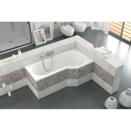 Акриловая ванна 160x80 Excellent (WAEX.BSP16WH), асимметричная