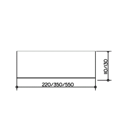 Полочка из кристаллина Keuco Plan 14910005200