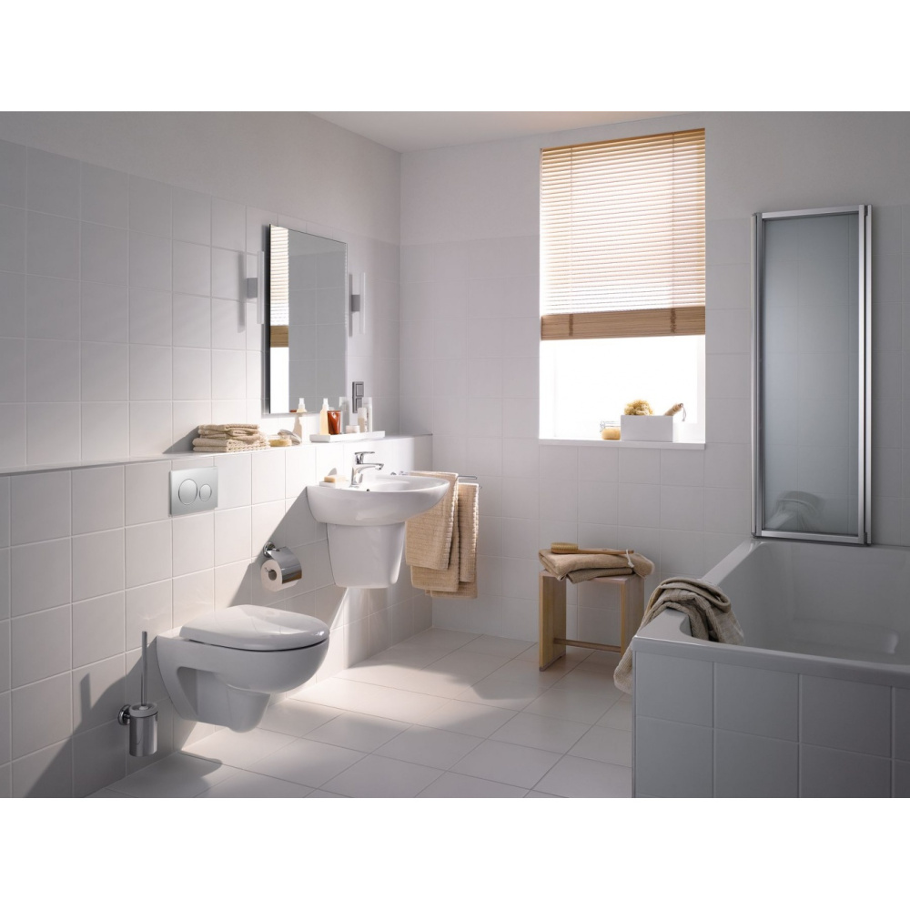Geberit Renova 500.124.TC.R Комплект инсталляция и унитаз подвесной безободковый, цвет унитаза: белы
