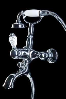 Фото Смеситель для ванны Boheme Crystal (263-CRST) хром