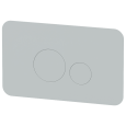 Кнопка смыва Remer RB810BO, белый матовый