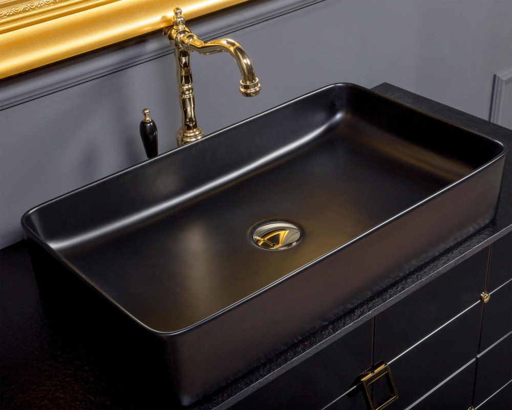 Фото Раковина 60 см Armadi Art Vallessi (873) черная