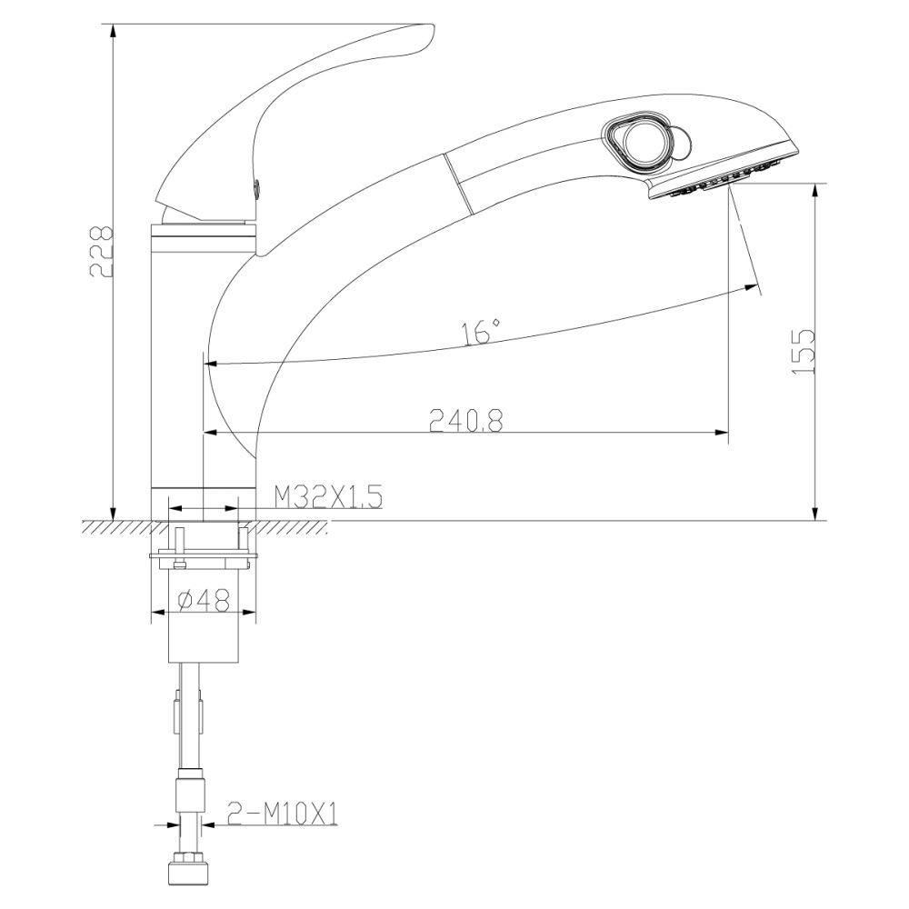 Фото Смеситель для кухонной мойки Lemark Intense (LM5650C)
