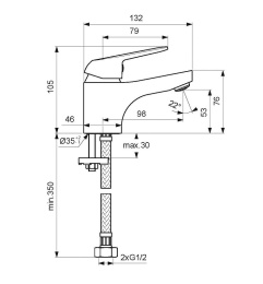 Комплект смесителей Vidima Fine BA424AA, хром