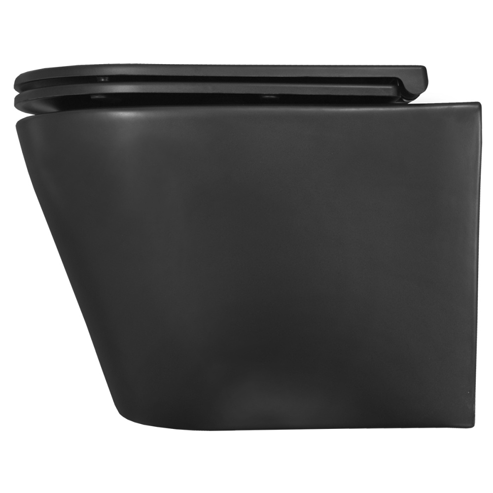 Унитаз подвесной Azario Teramo (AZ -053E-R-MB/ AZ-0053-MB) Черный матовый