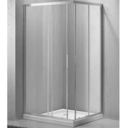 Душевой уголок BelBagno SELA-AH-2-100/80-C-Cr, 100 х 80 х 190 см, стекло прозрачное