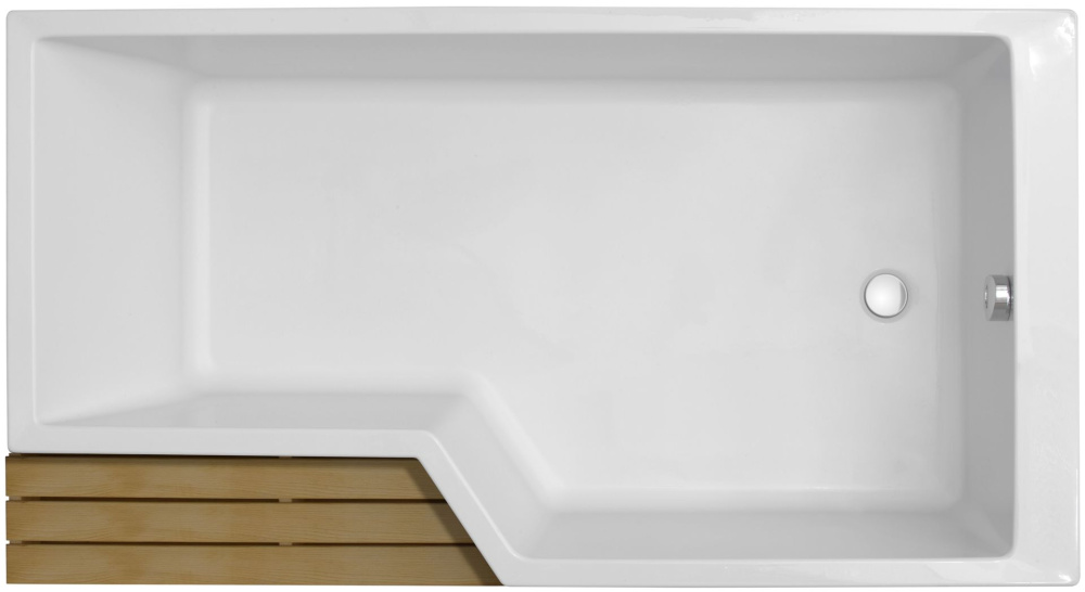 Фото Акриловая ванна 160x90 Jacob Delafon (E6D000R-00), прямоугольная