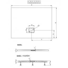 Душевой поддон Riho Basel 411 170x80  белый + сифон DC210050000000S