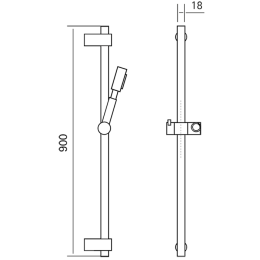 Фото Душевой гарнитур Cisal Xion DS010630D1