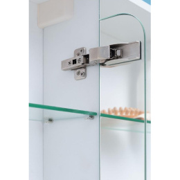 Зеркальный шкаф Dreja Premium 77.9001W, 80x74 см, белый глянец