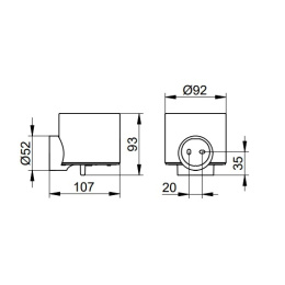 Фото Дозатор жидкого мыла Keuco Collection Reva 12852019000, хром