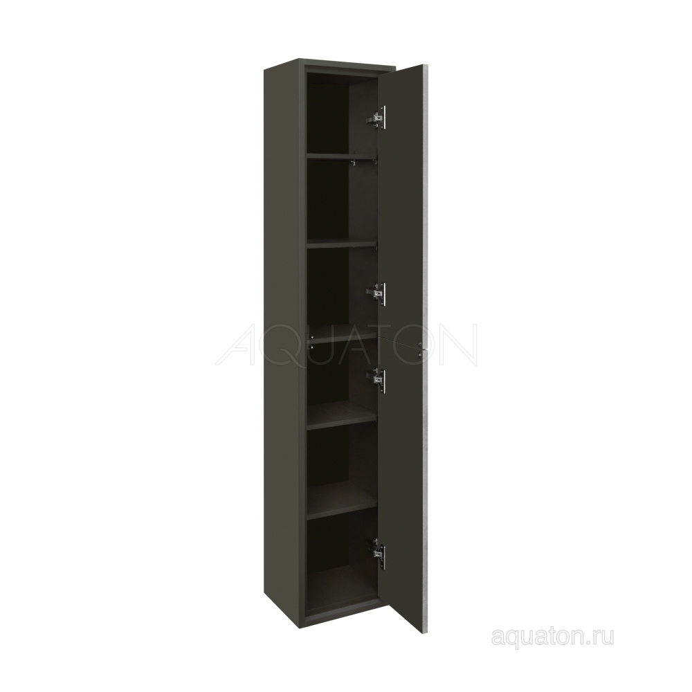 Фото Шкаф - колонна Aquaton Уэльс графит 1A267703WA6A0 new