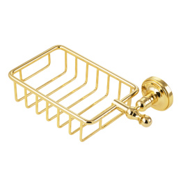 Фото Migliore Mirella 17336 Решетка-корзинка настенная, золото