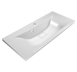 Тумба под раковину BelBagno Marino MARINO-1000-2C-SO-BL-P, 100 х 44,5 х 55 см, Bianco Lucido