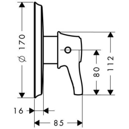 Термостат 15751 000 Hansgrohe Ecostat Classic