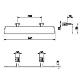 Полотенцедержатель Gessi Mimi (33303#031) хром
