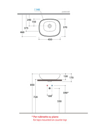 Раковины Раковина Globo Stockholm (LA045.BI) белый