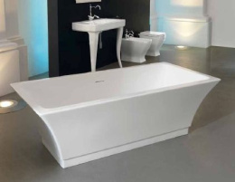 Фото Ванна 85*185 ArtCeram Livingtec (JZW001) белый