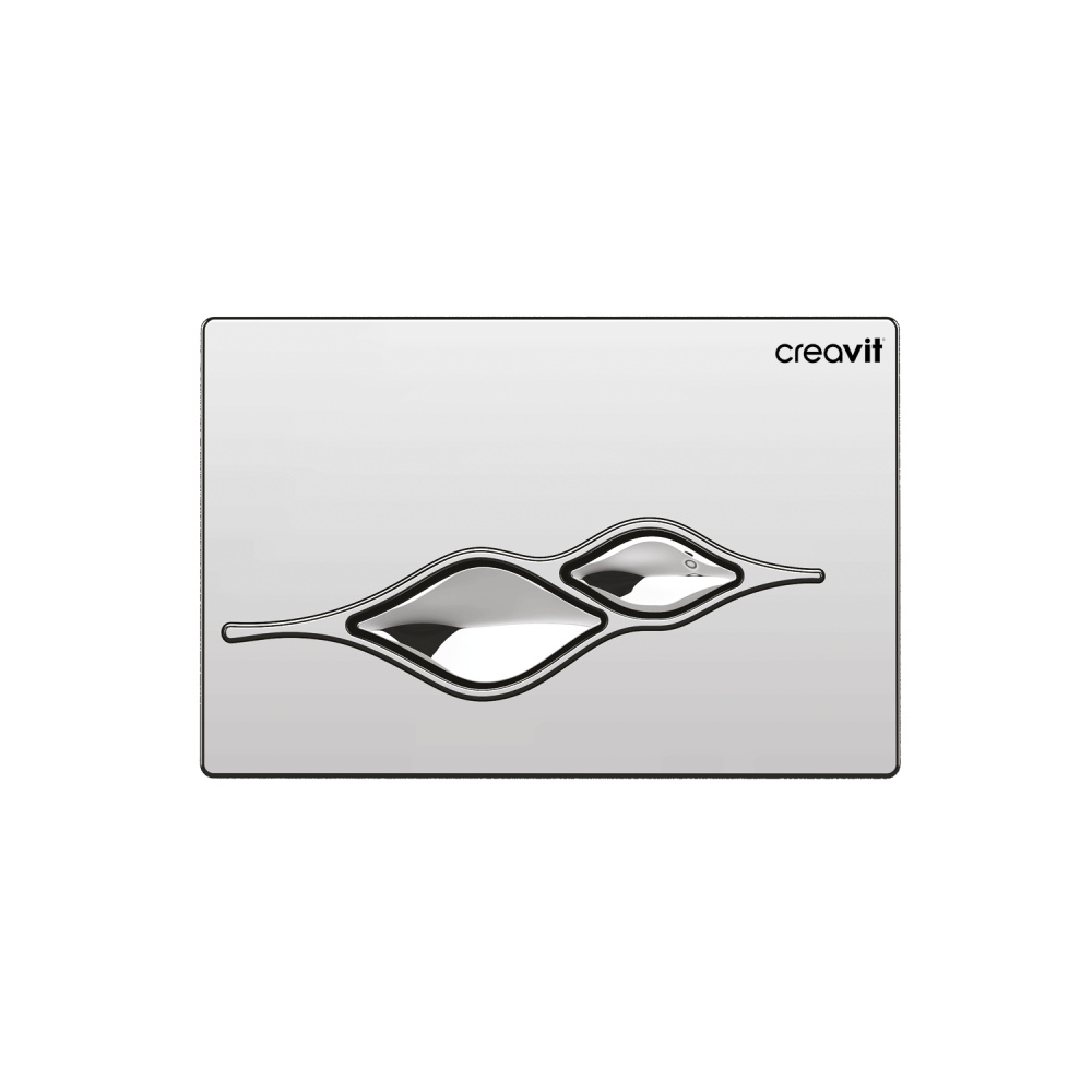 Кнопка смыва Creavit (GP1004.00) хром глянцевый
