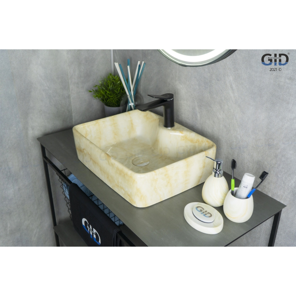 Раковина накладная Gid Mnc606