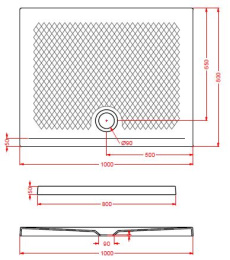 Фото Поддон ArtCeram Texture (PDR019 31 00) бежевый