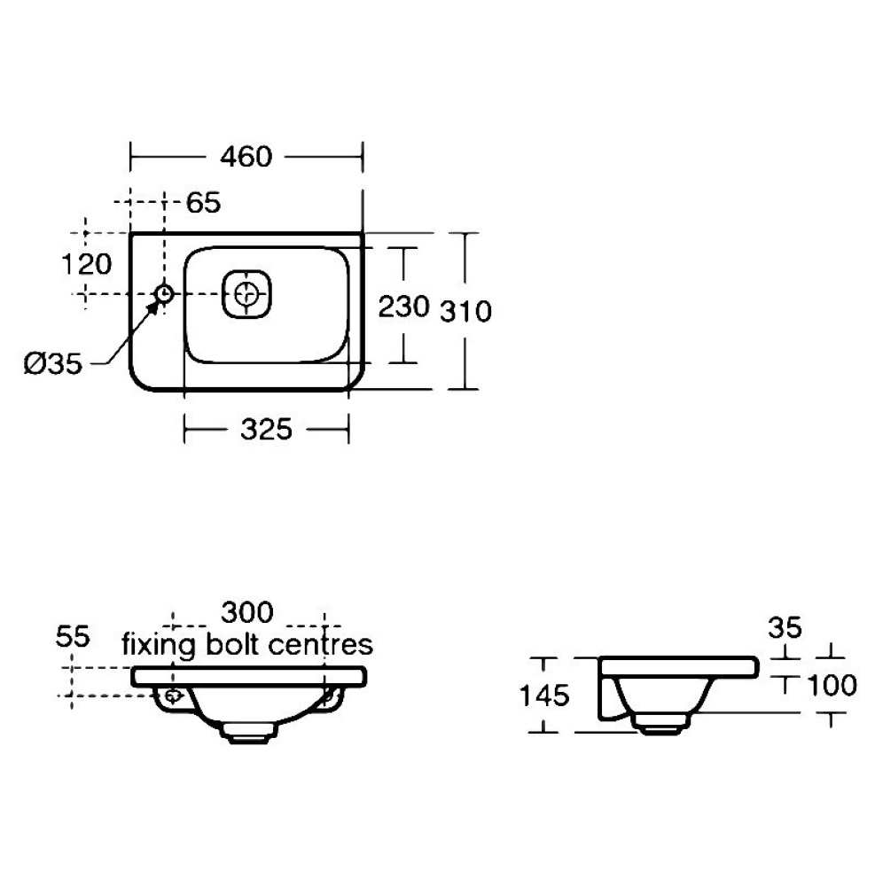 Фото Раковина подвесная K086601 Ideal Standard Tonic II (евробелый)